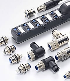 信頼性の高い通信を実現する M8/M12 コネクタ システム
