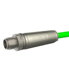 インダストリアル M12 X コード フィールド インストラブル タイプ
