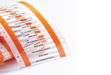 Identificación de alambres y etiquetas para cables
