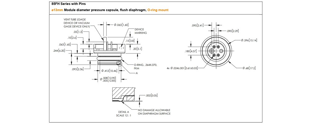带引脚的85FH系列产品