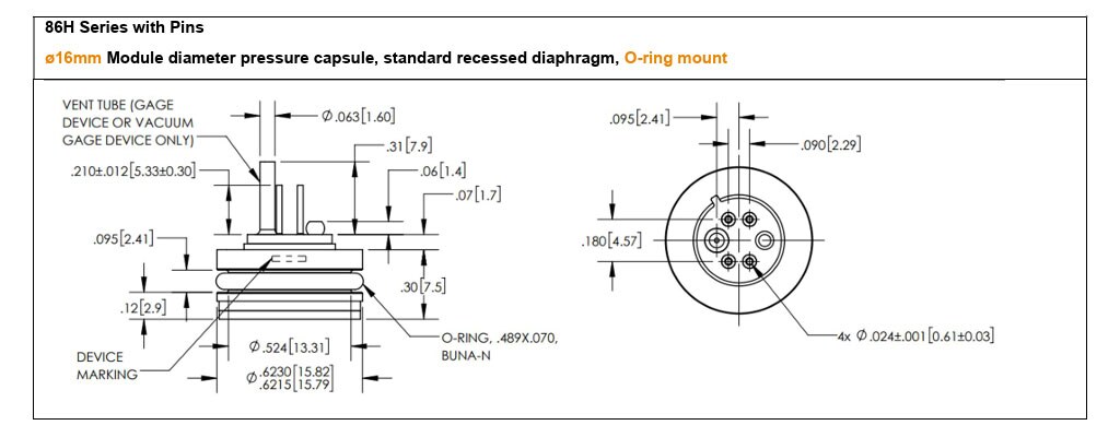带引脚的86H系列产品