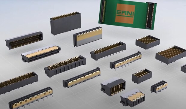 ERNI MicroSpeed Steckverbinder und Power Module 